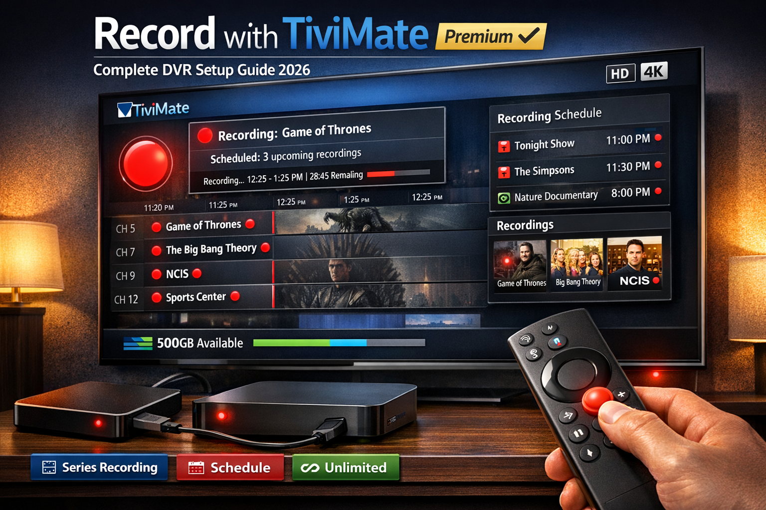 How to Record with TiviMate Premium: Complete Guide