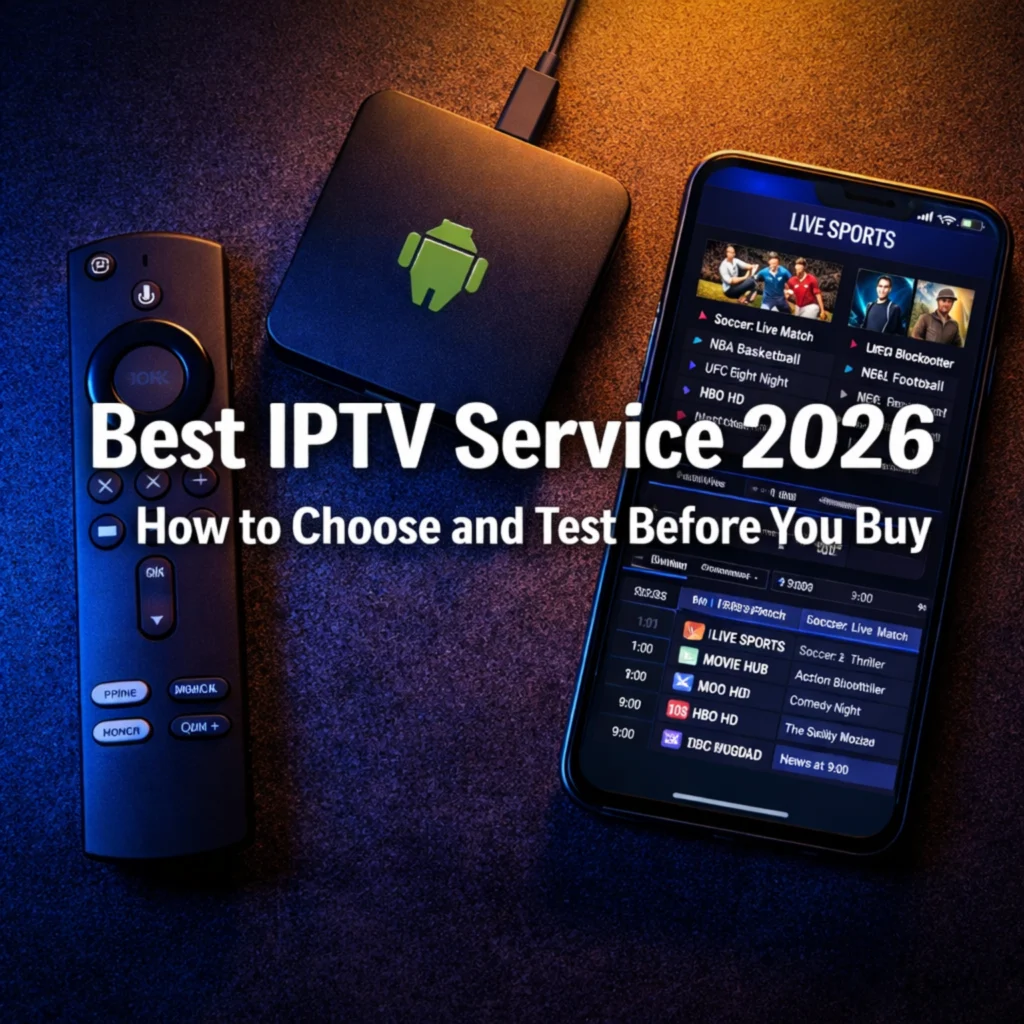 Best IPTV Service 2026 How to Choose Test and Buy the Right IPTV Provider