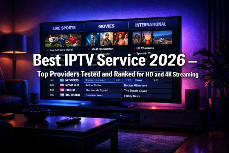 Best IPTV Service 2026 Top Providers Tested and Ranked for HD 4K Streaming and Sports