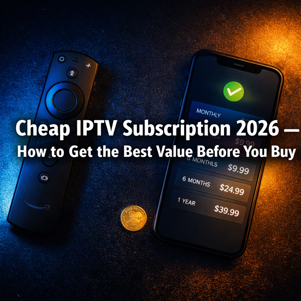 Cheap IPTV Subscription 2026 How to Test and Buy Best Value IPTV Plan on Firestick