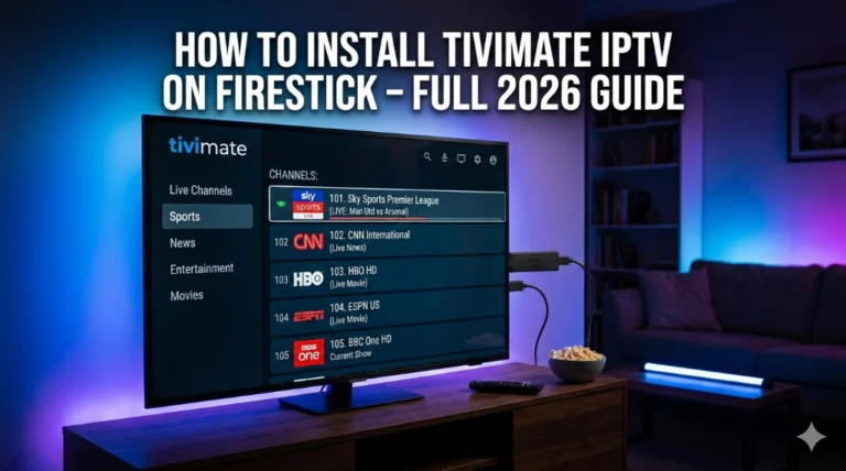 How to Install TiviMate IPTV on Firestick and Android TV 2026 Step by Step Guide