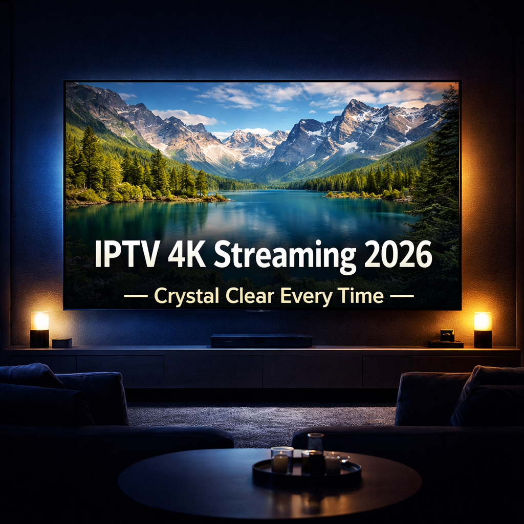 IPTV 4K subscription 2026 crystal clear streaming