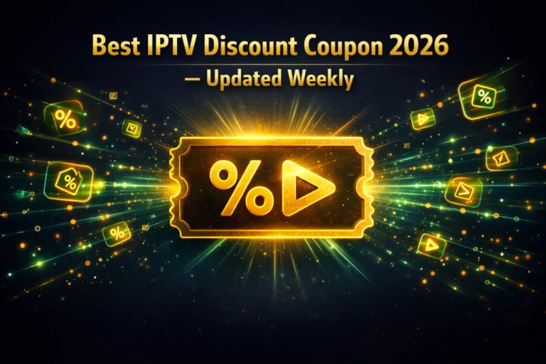IPTV discount coupon 2026 best deals updated weekly