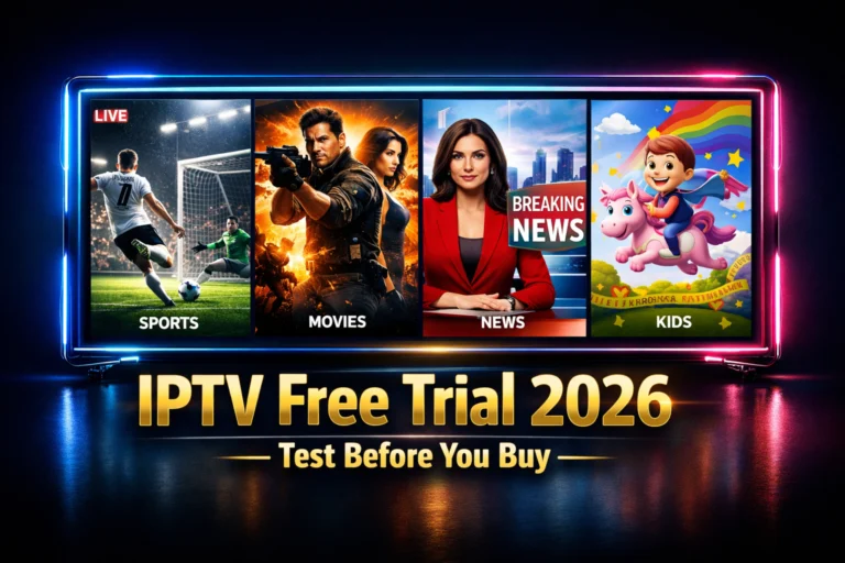 IPTV free trial 2026 best services no credit card