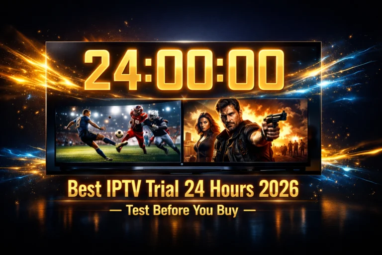 IPTV trial 24 hours 2026 best free test before you buy