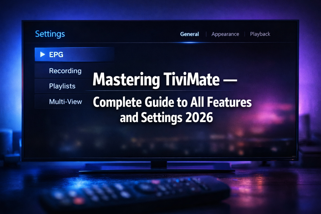 Mastering TiviMate: Complete Guide to Features and Settings