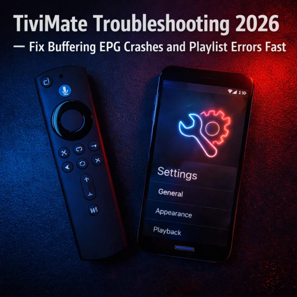 TiviMate Troubleshooting Fix Buffering EPG Crashes and Playlist Errors on Firestick 2026