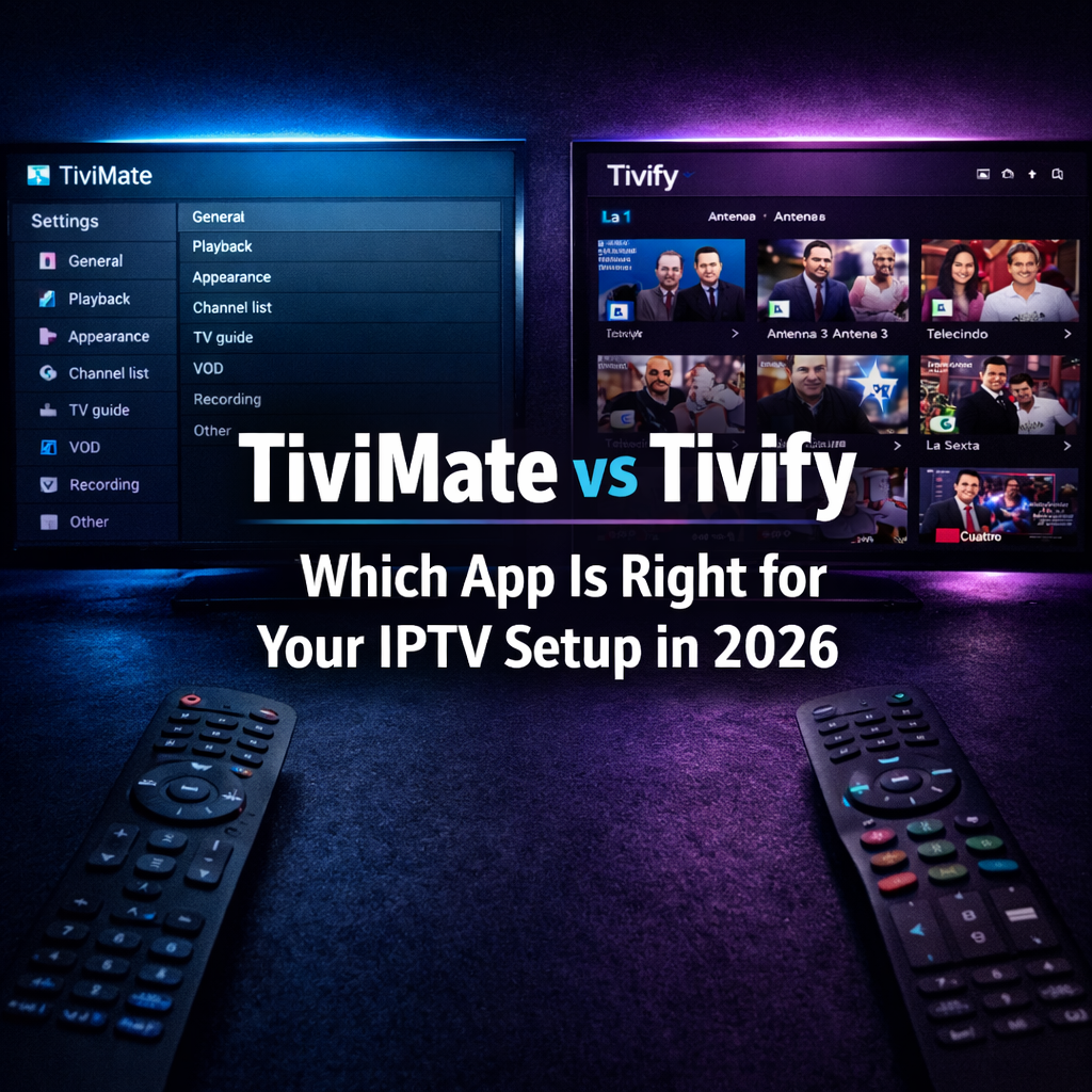 TiviMate vs Tivify Which IPTV App Is Better for Firestick and Android TV 2026