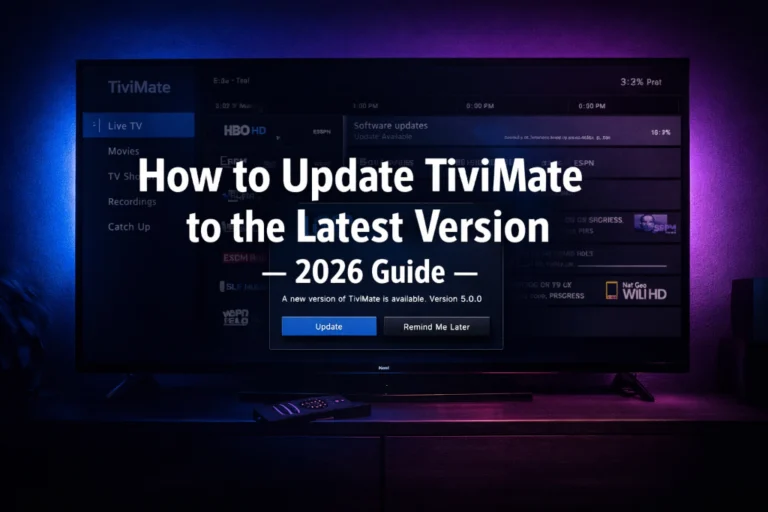 Update TiviMate to the Latest Version feautured