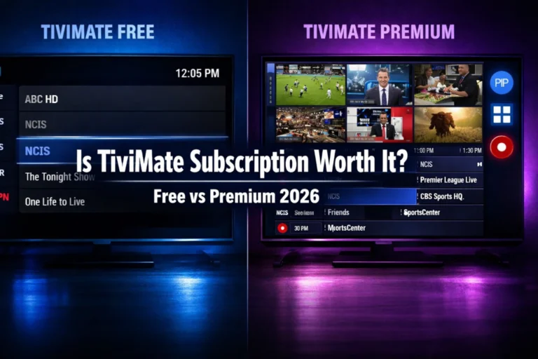 Is TiviMate Subscription Worth It Free vs Premium Features Comparison 2026