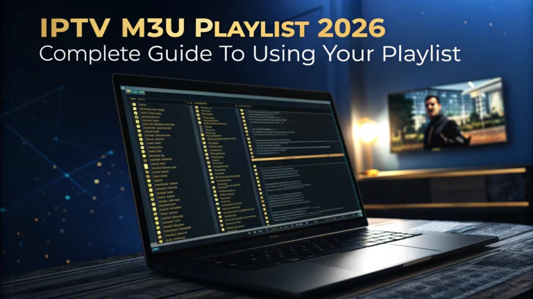 IPTV M3U playlist 2026 complete guide get and use M3U link