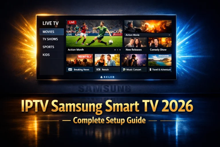 IPTV Samsung Smart TV 2026 complete setup guide step by step