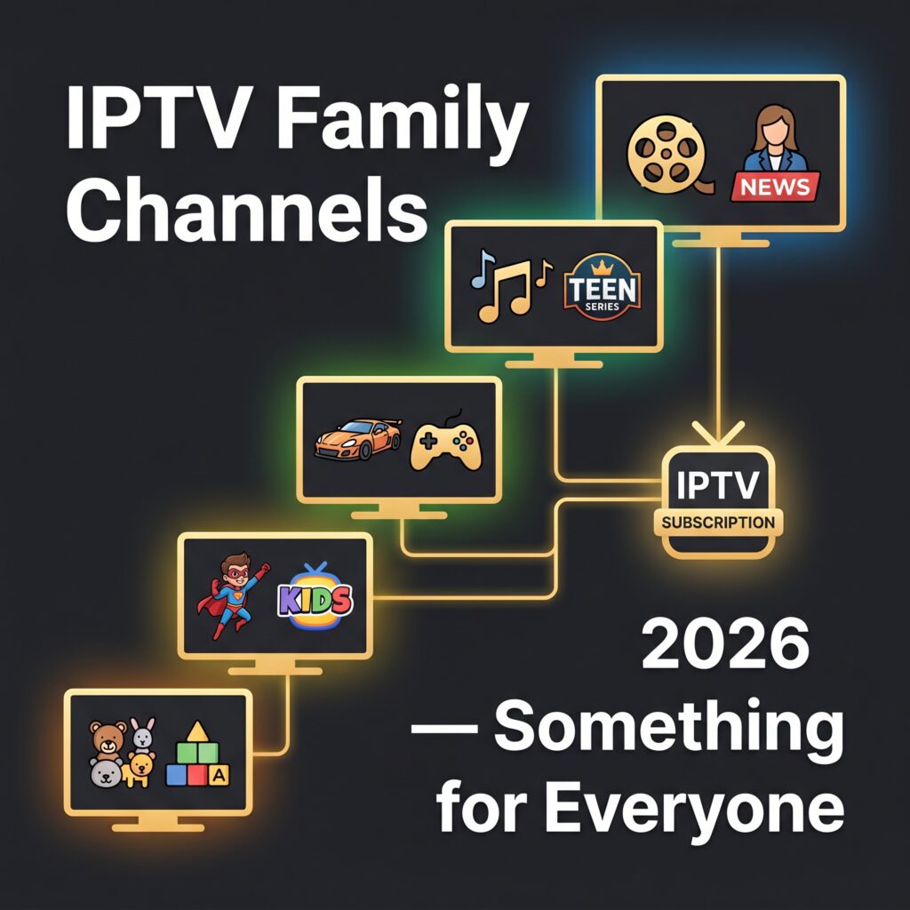IPTV family channels 2026 something for everyone all ages