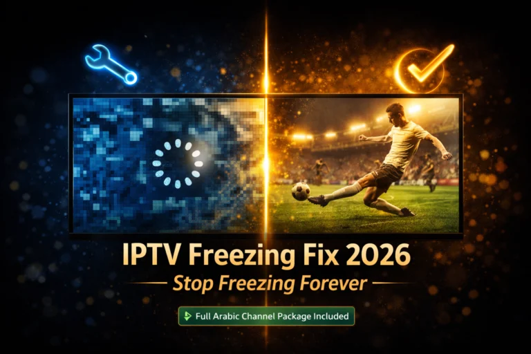 IPTV freezing fix 2026 stop freezing forever complete guide
