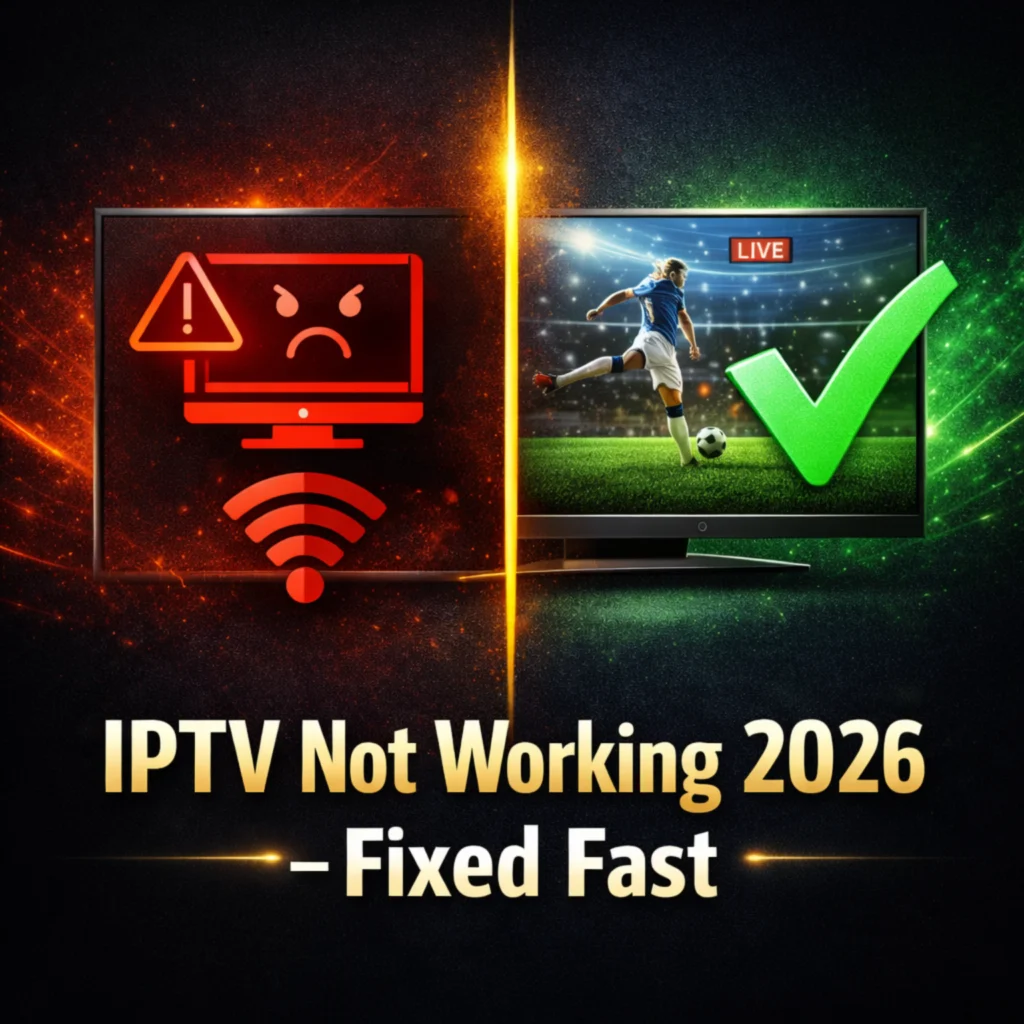 IPTV not working 2026 fixed fast complete guide
