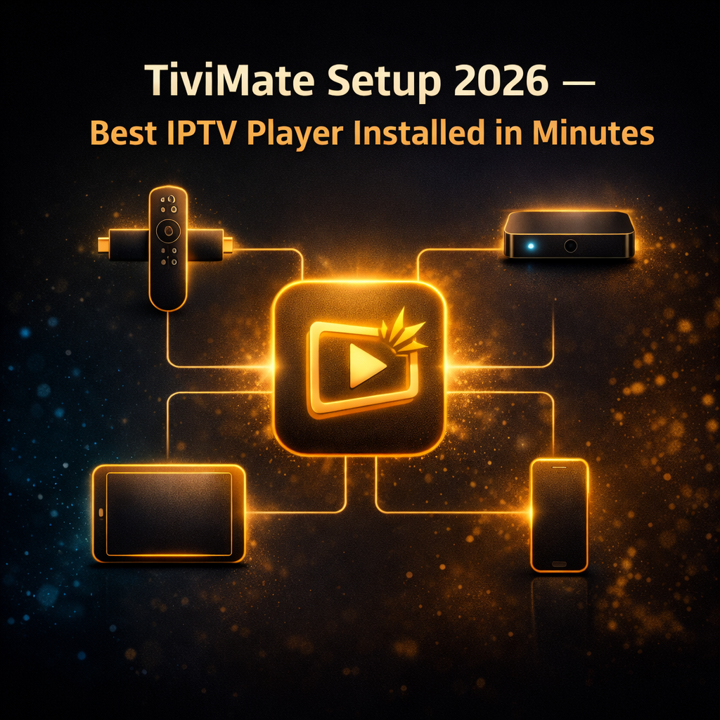TiviMate setup 2026 best IPTV player installed in minutes