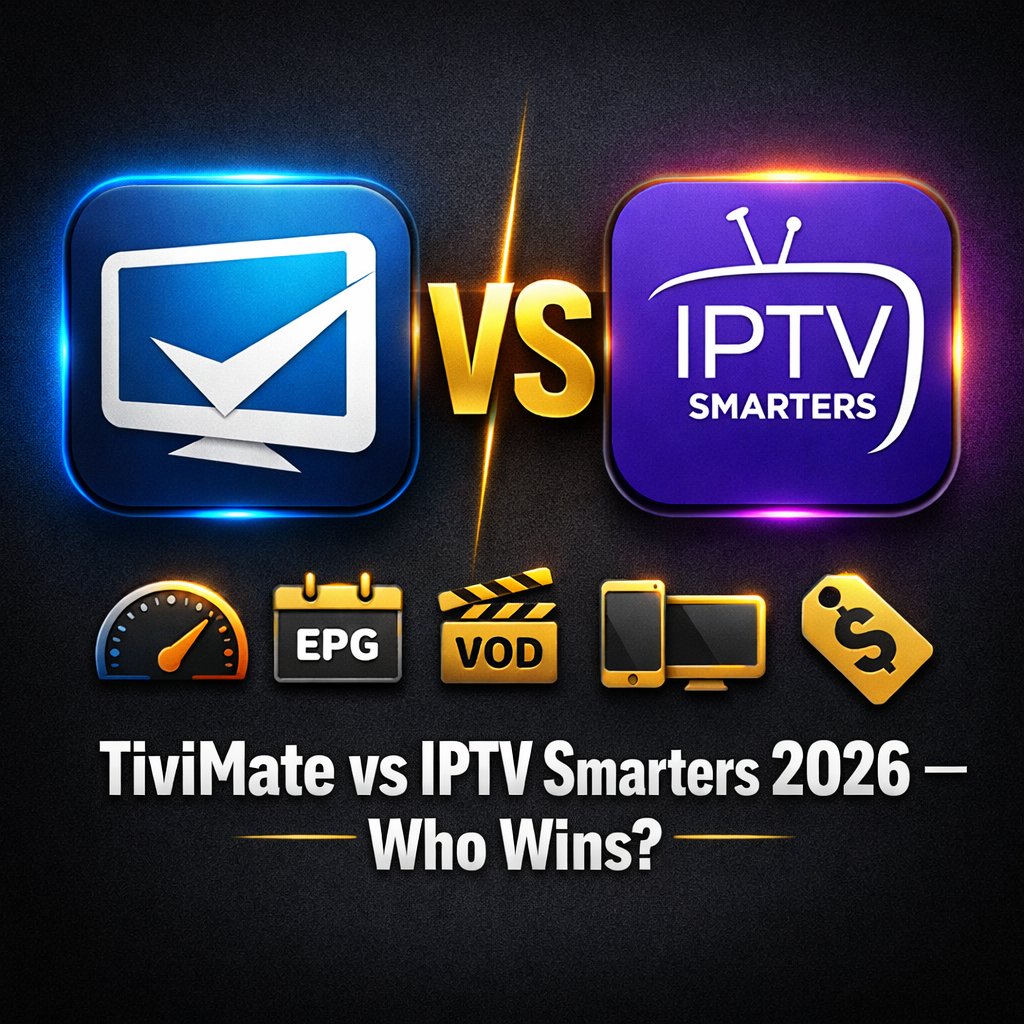 TiviMate vs IPTV Smarters 2026 who wins category comparison