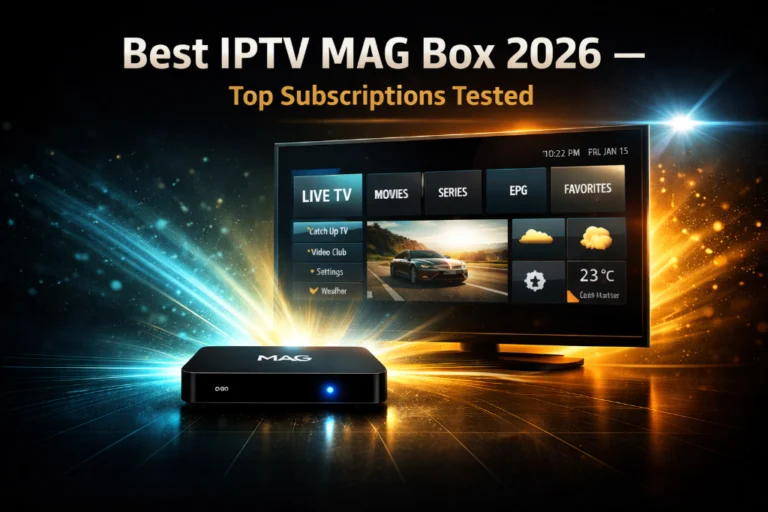 best IPTV MAG box 2026 top subscriptions tested and ranked