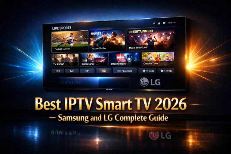 best IPTV Smart TV 2026 Samsung LG complete guide