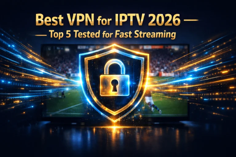 best VPN for IPTV 2026 top 5 tested fast streaming