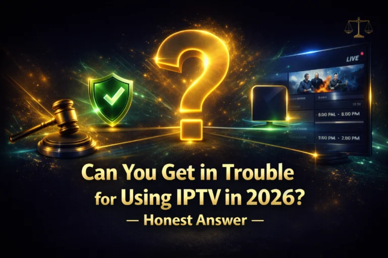 can you get in trouble for using IPTV in 2026 honest answer