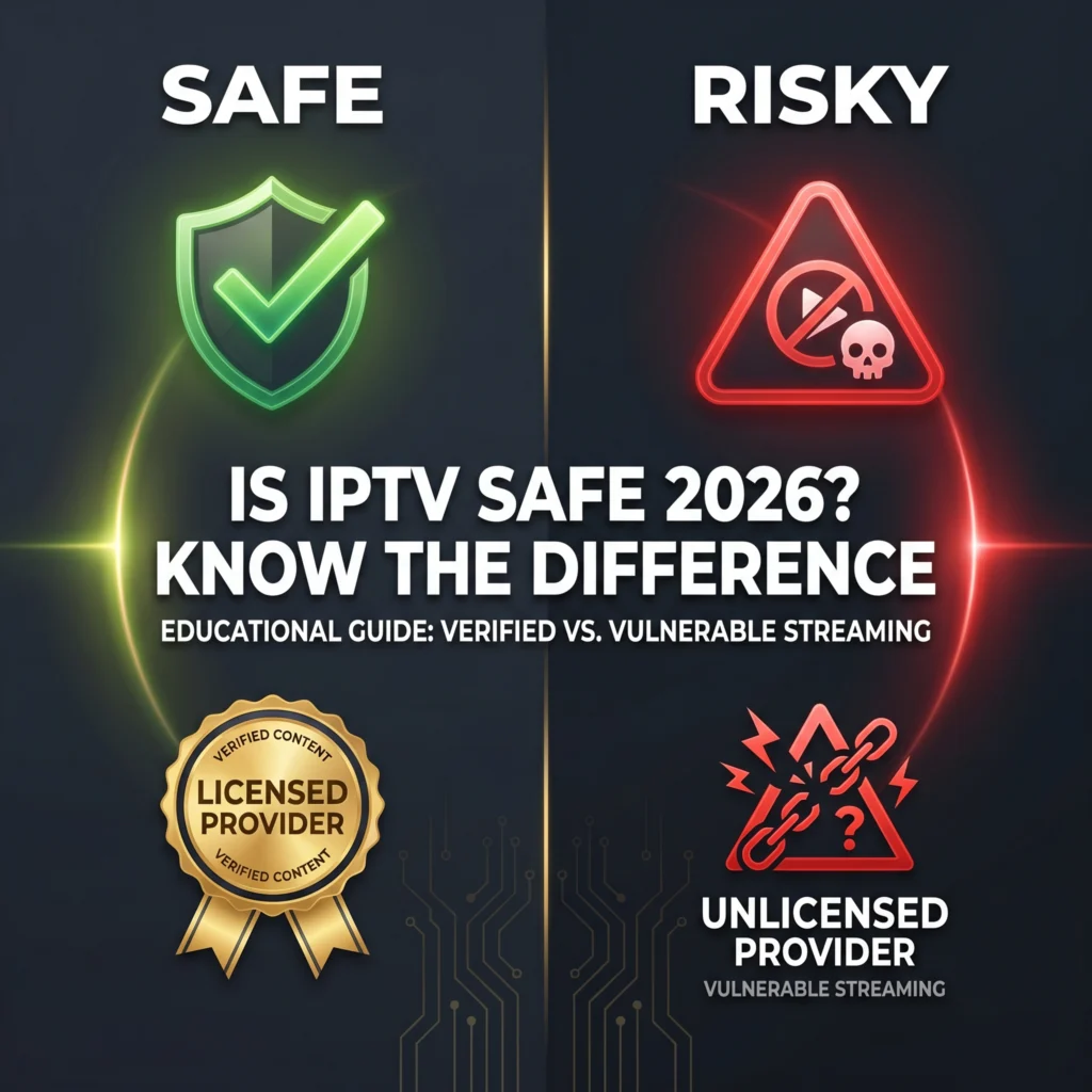 is IPTV safe 2026 know the difference licensed vs unlicensed