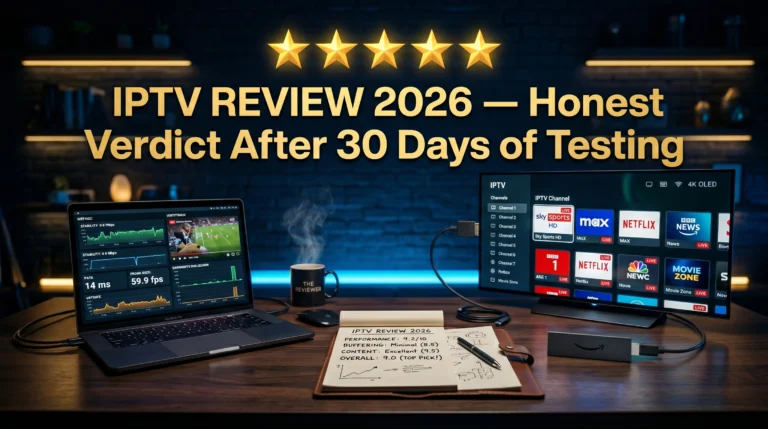 IPTV review 2026 honest verdict 30 days testing complete