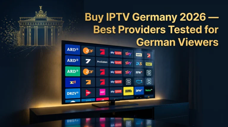 buy IPTV Germany 2026 best providers tested German viewers complete guide