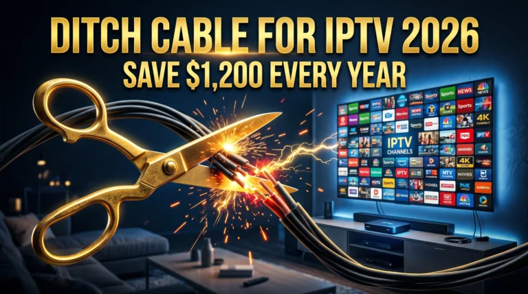 ditch cable IPTV 2026 complete cord-cutting guide save 1200 every year