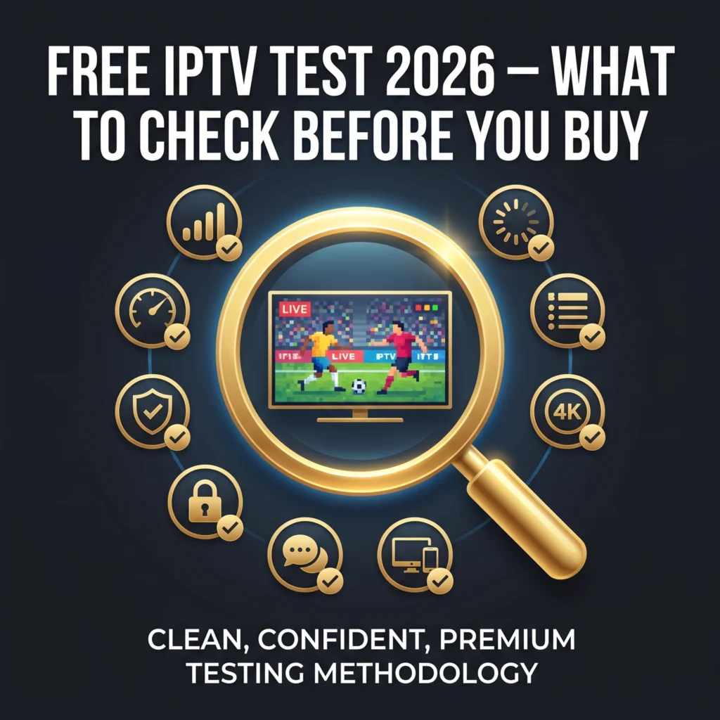 free IPTV test 2026 what to check before you buy complete methodology